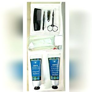 7 PC. Mens Grooming Beard Comb Box Kit! Shampoo, Shave Cream, After Shave, Comb+